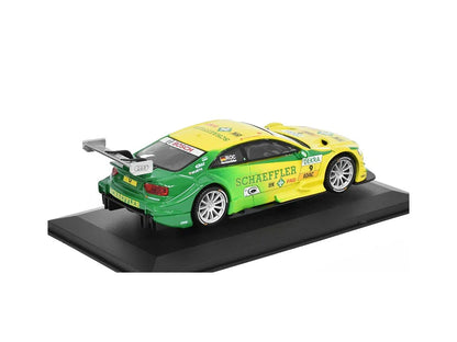 Bburago   Audi A5 DTM # 9 Mike Rockenfeller  Yellow & Green Race