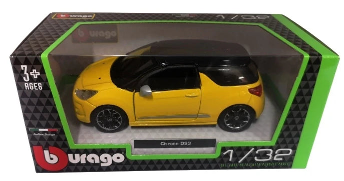 Bburago   Citroen DS3  Yellow