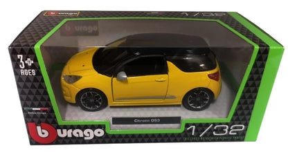 Bburago   Citroen DS3  Yellow