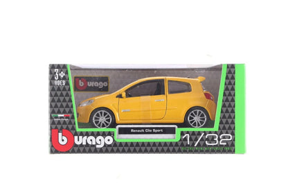 Bburago   Renault Clio Sport  Yellow