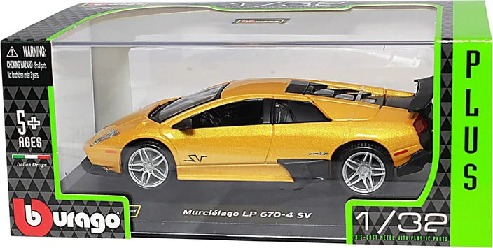 Bburago   Lamborghini Murcielago LP 670-4 SV  Yellow Plus