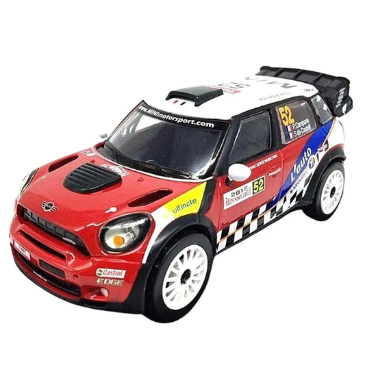 Bburago   Mini John Cooper Works WRC Pierre Campana  Red & White Race