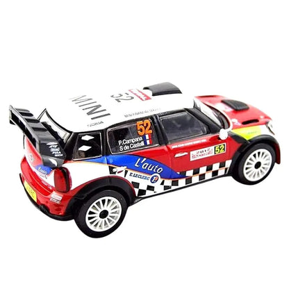 Bburago   Mini John Cooper Works WRC Pierre Campana  Red & White Race