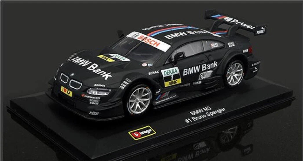 Bburago   BMW M3 #1 Bruno Spengler  Black Race