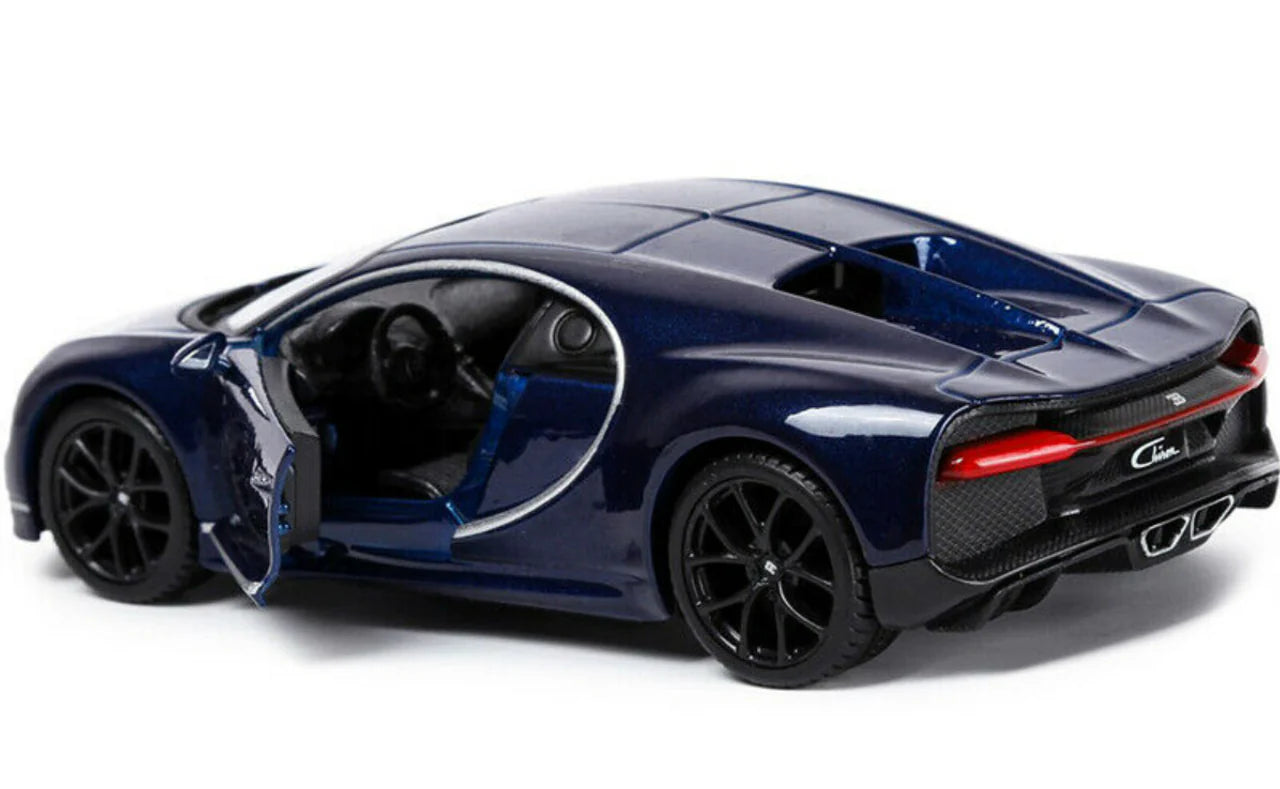 Bburago   Bugatti Chiron  Blue Plus