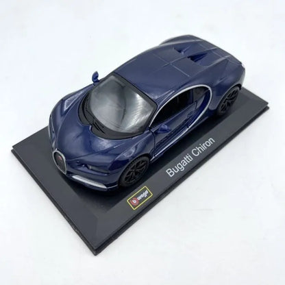 Bburago   Bugatti Chiron  Blue Plus