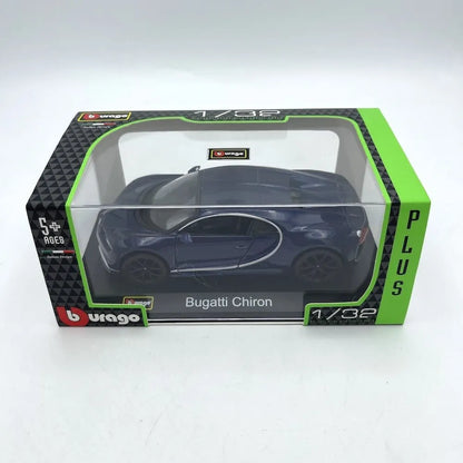 Bburago   Bugatti Chiron  Blue Plus