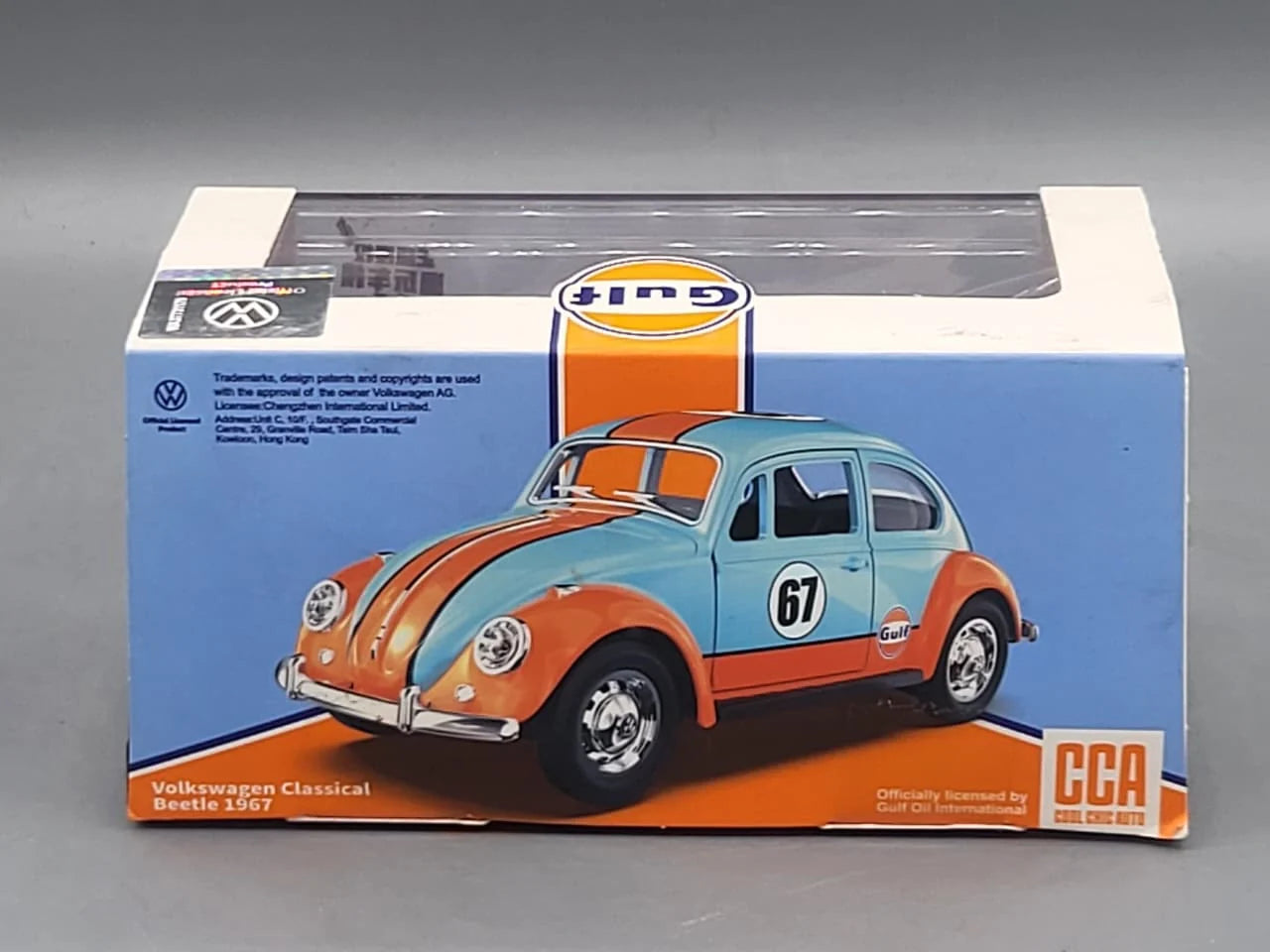CCA   Volkswagen Beetle Classical - Gulf 1967 Orange, Blue