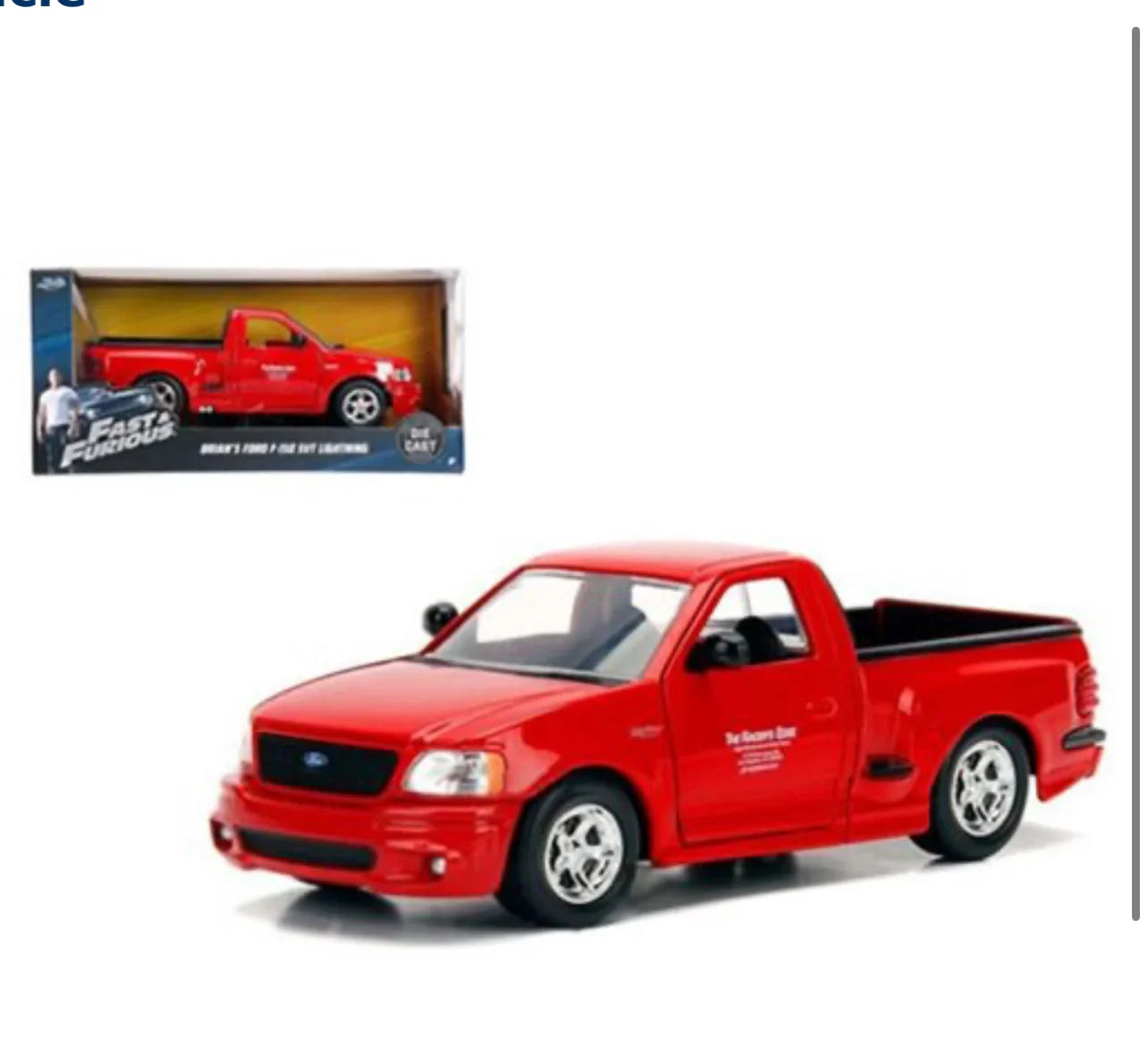 Jada   Ford Brian's F150 SVT lightning  Red Fast & Furious