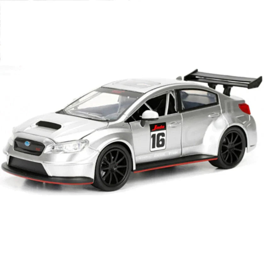 Jada  Little No body's Subaru WRX STI Widebody 2016 Silver Jurassic World