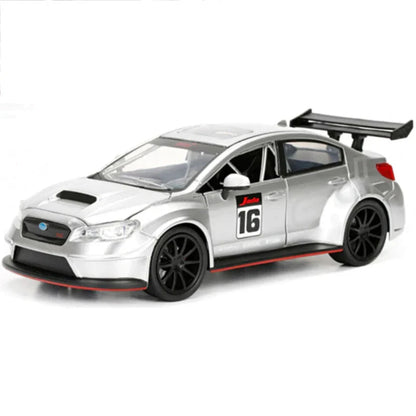 Jada  Little No body's Subaru WRX STI Widebody 2016 Silver Jurassic World