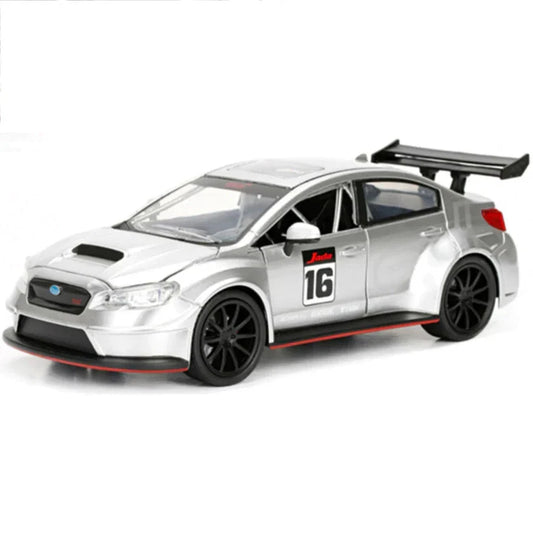 Jada  Little No body's Subaru WRX STI Widebody 2016 Silver Jurassic World