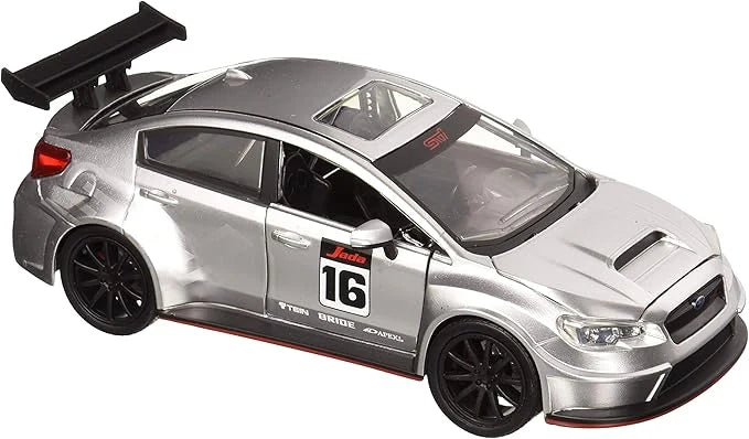 Jada  Little No body's Subaru WRX STI Widebody 2016 Silver Jurassic World