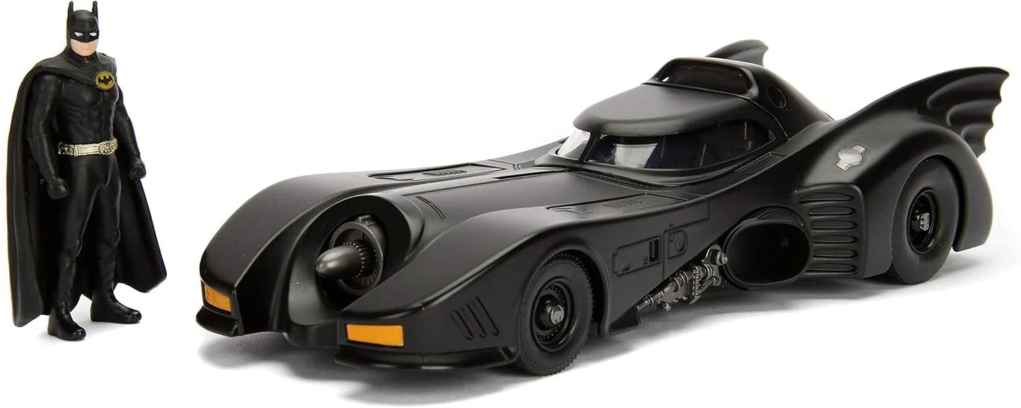 Jada    Batmobile & Batman (Includes figure) 1989 Black Batman Returns