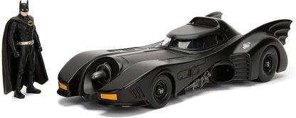 Jada    Batmobile & Batman (Includes figure) 1989 Black Batman Returns