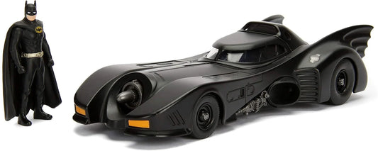 Jada    Batmobile & Batman (Includes figure) 1989 Black Batman Returns