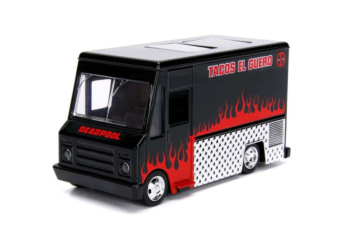 Jada  Metals Diecast  Deadpool Taco Truck  Black