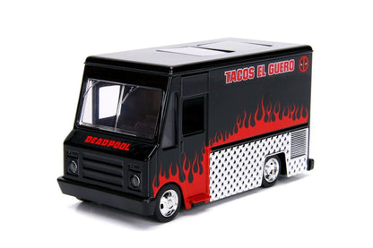 Jada  Metals Diecast  Deadpool Taco Truck  Black