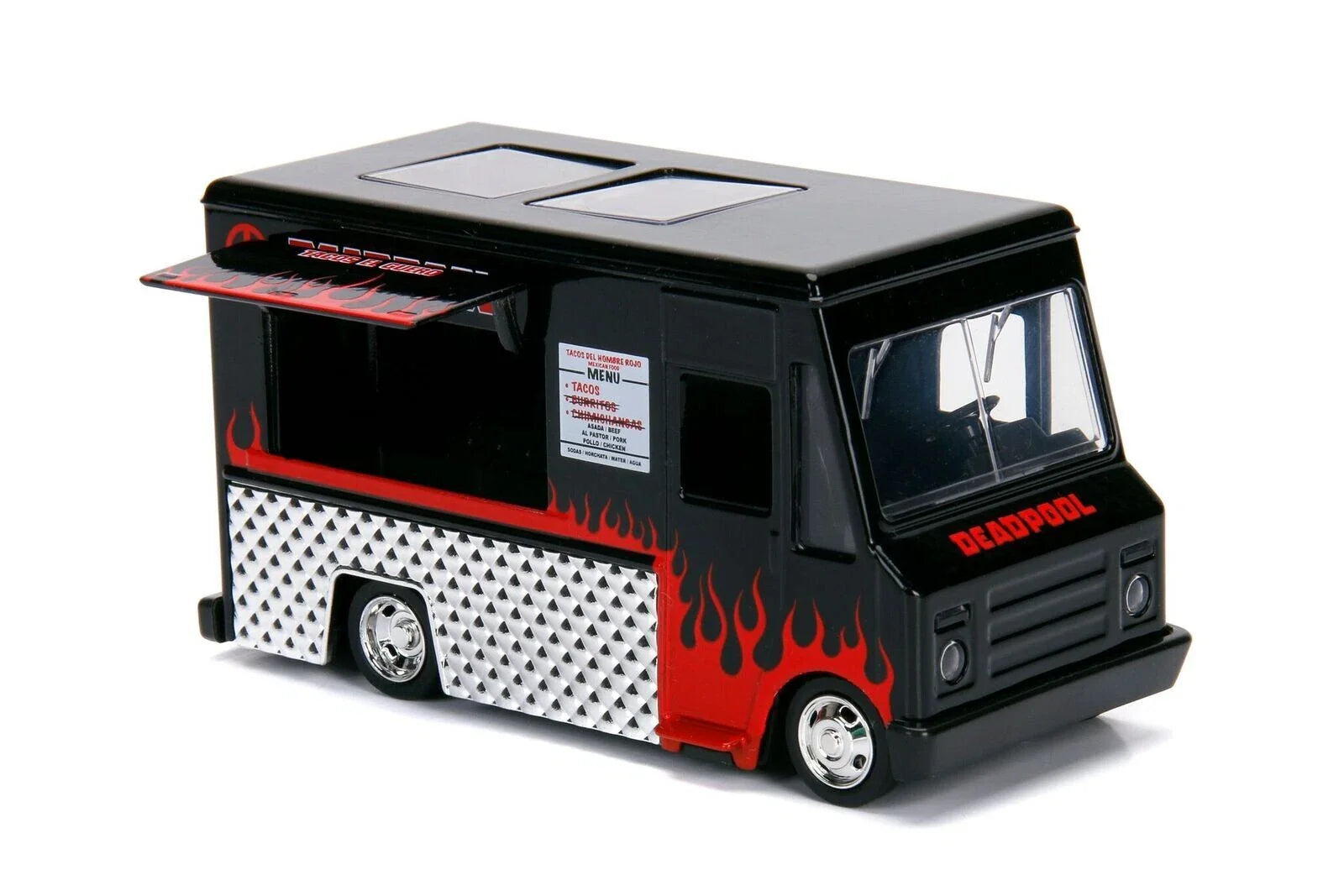 Jada  Metals Diecast  Deadpool Taco Truck  Black