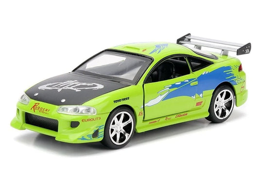 Jada  Fast & Furious Mitsubishi Eclipse  Green Brian's movie car