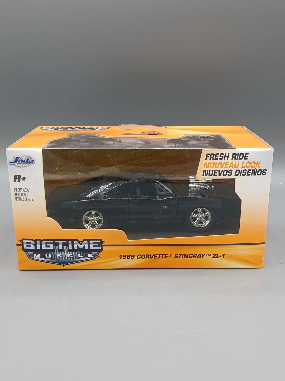 Jada  JDM Tuners Chevrolet Corvette Stingray (ZL-1) 1969 Black JDM Tuners