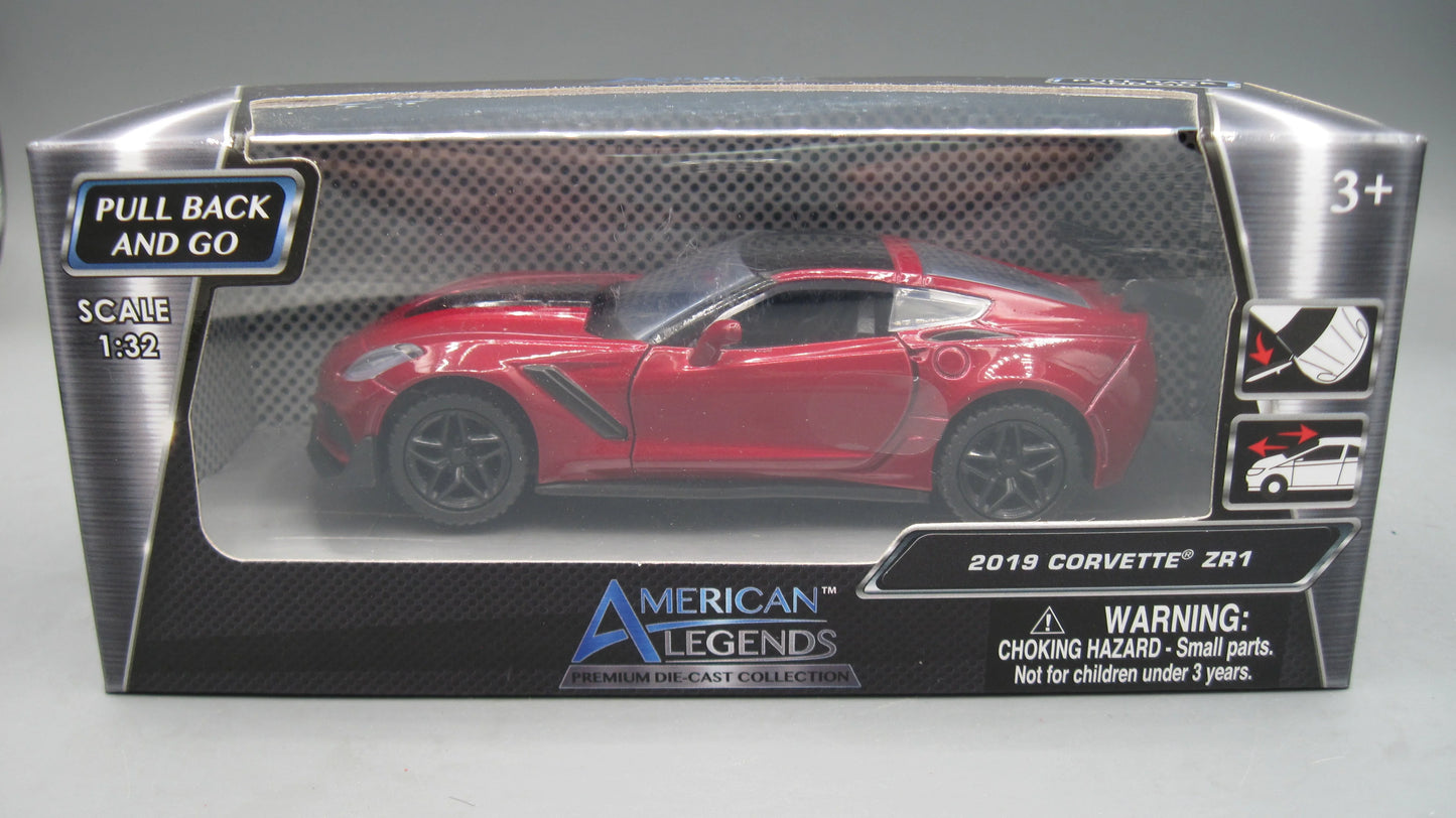 Motor Max  American Legend Chevrolet Corvette ZR1 2019 Red