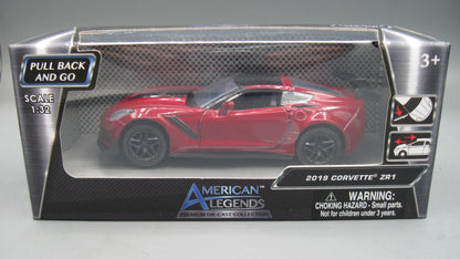 Motor Max  American Legend Chevrolet Corvette ZR1 2019 Red