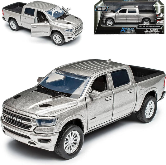 Motor Max  American Legend Dodge RAM 1500 Laramie Crew 2019 Silver