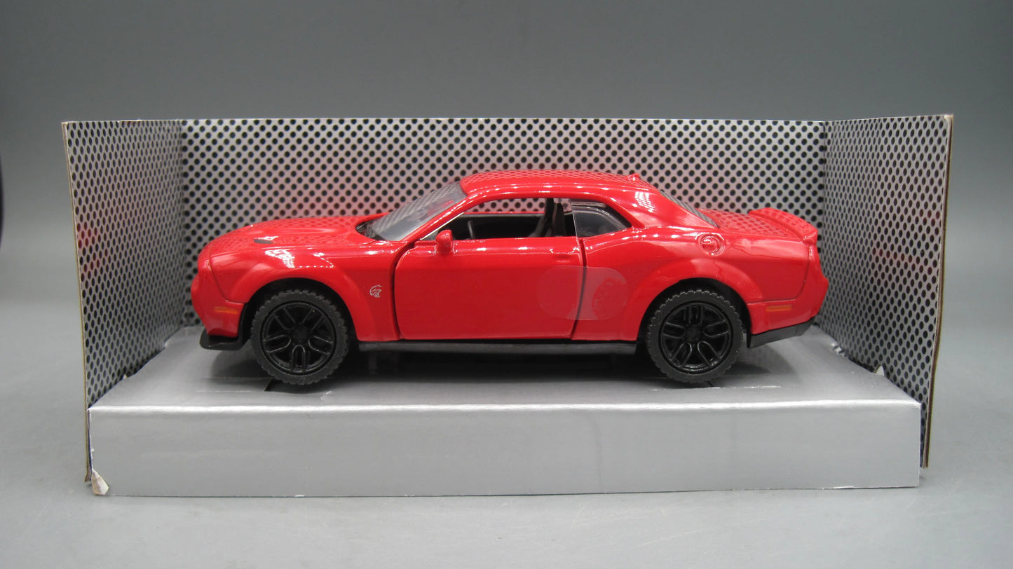 Motor Max  American Legend Dodge Challenger SRT Hellcat Wideboy 2019 Red