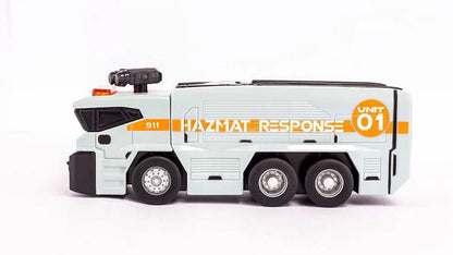 Maisto  Fresh Metal  911 HAZMAT Response truck  Grey Rescue Rigs