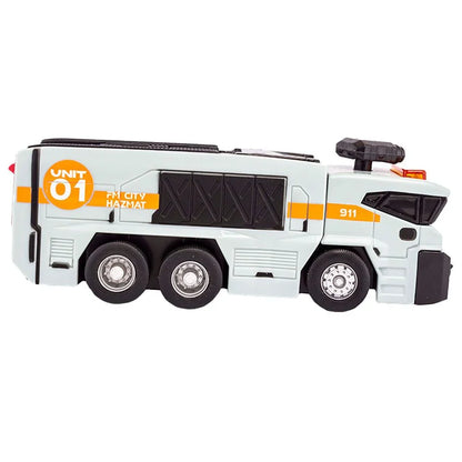 Maisto  Fresh Metal  911 HAZMAT Response truck  Grey Rescue Rigs