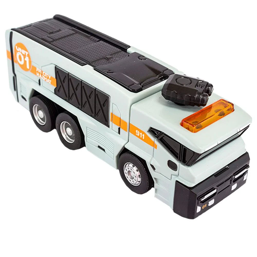 Maisto  Fresh Metal  911 HAZMAT Response truck  Grey Rescue Rigs