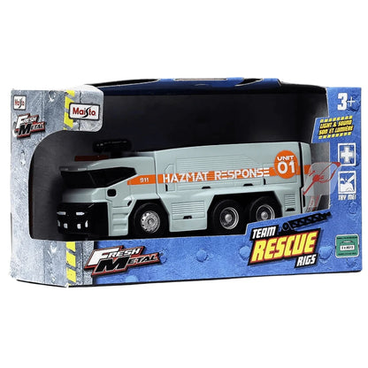 Maisto  Fresh Metal  911 HAZMAT Response truck  Grey Rescue Rigs