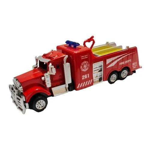 Shuang Di Toys    Fire truck with Base + Lift  Red