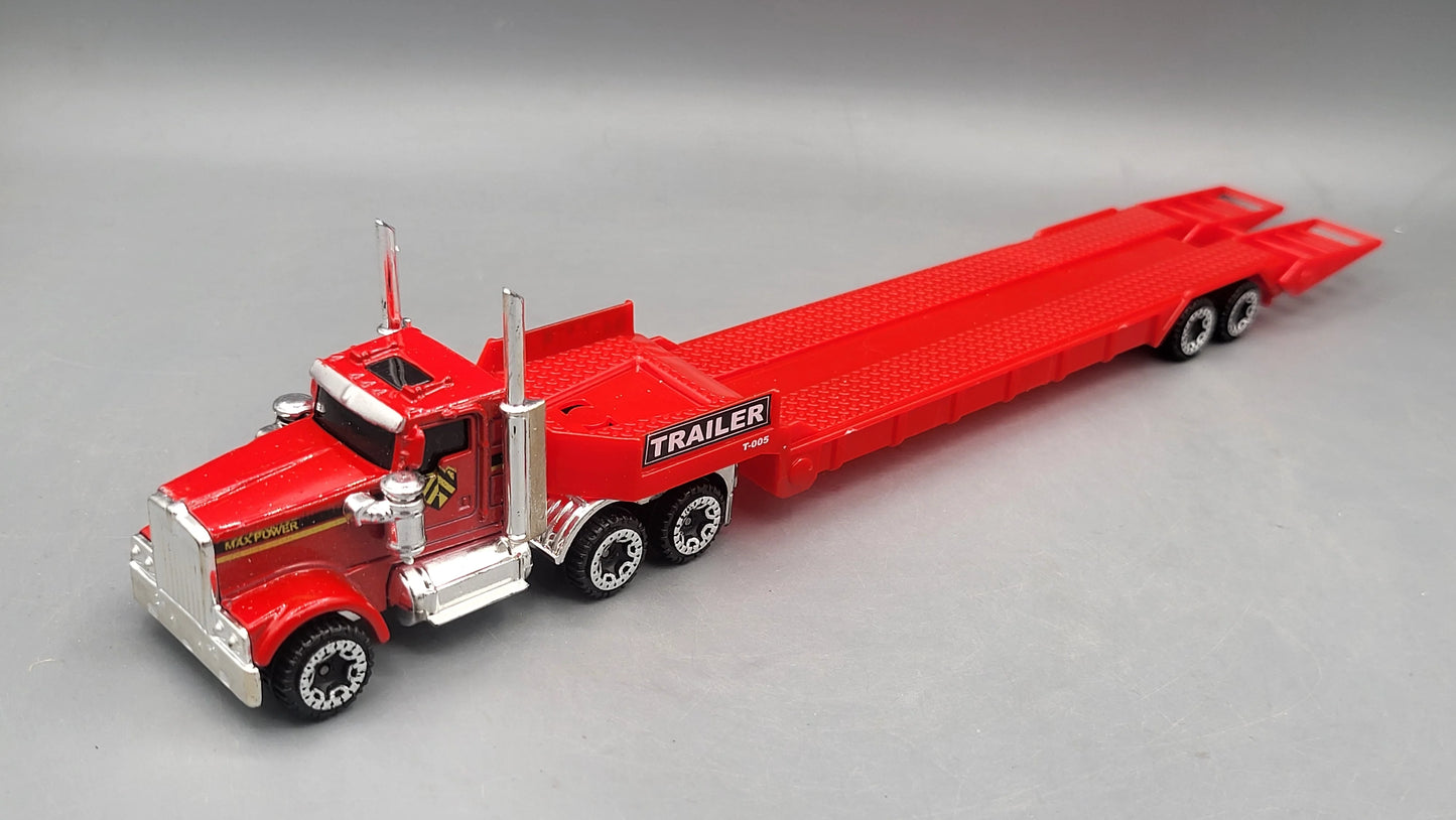 SunQ toys    Trailer + 2 vehicles  Red