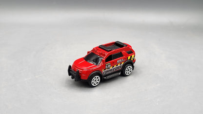 SunQ toys    Trailer + 2 vehicles  Red