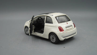 Bburago   Fiat 500  White