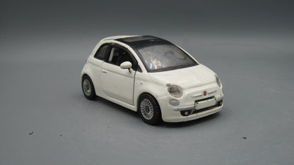 Bburago   Fiat 500  White