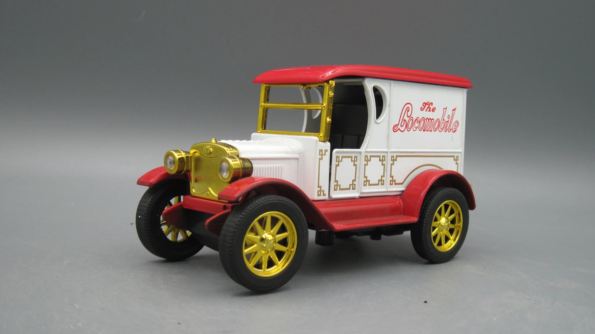 Locomobile Vintage Car  Red & White