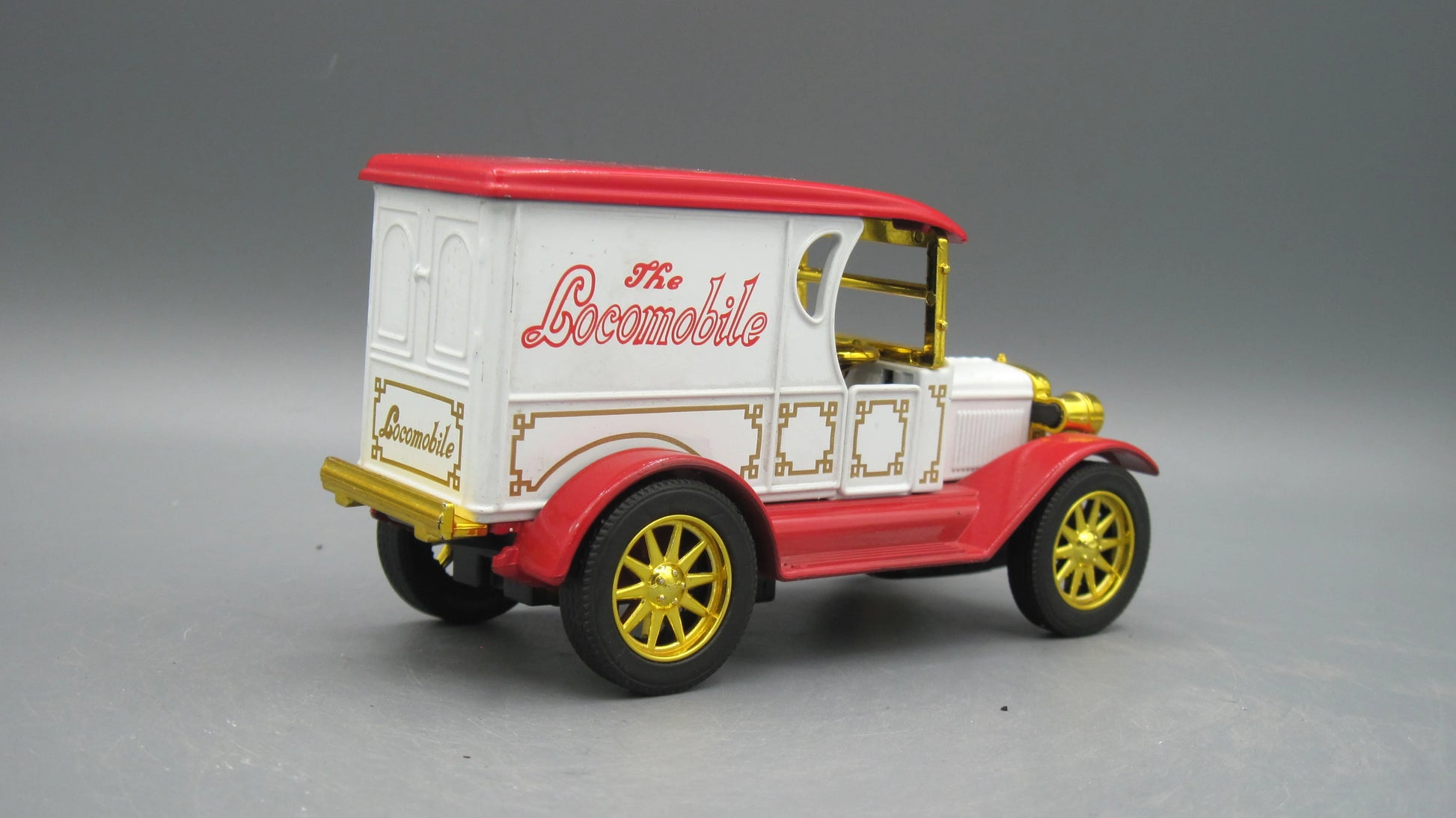 Locomobile Vintage Car  Red & White