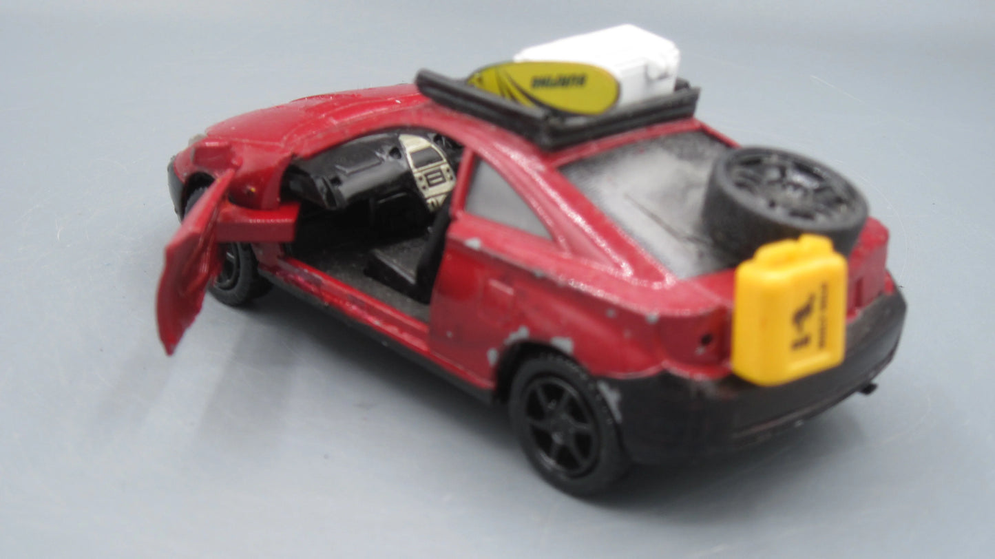 Kinsmart   Toyota  Celica  Red Surfing boar and box on top