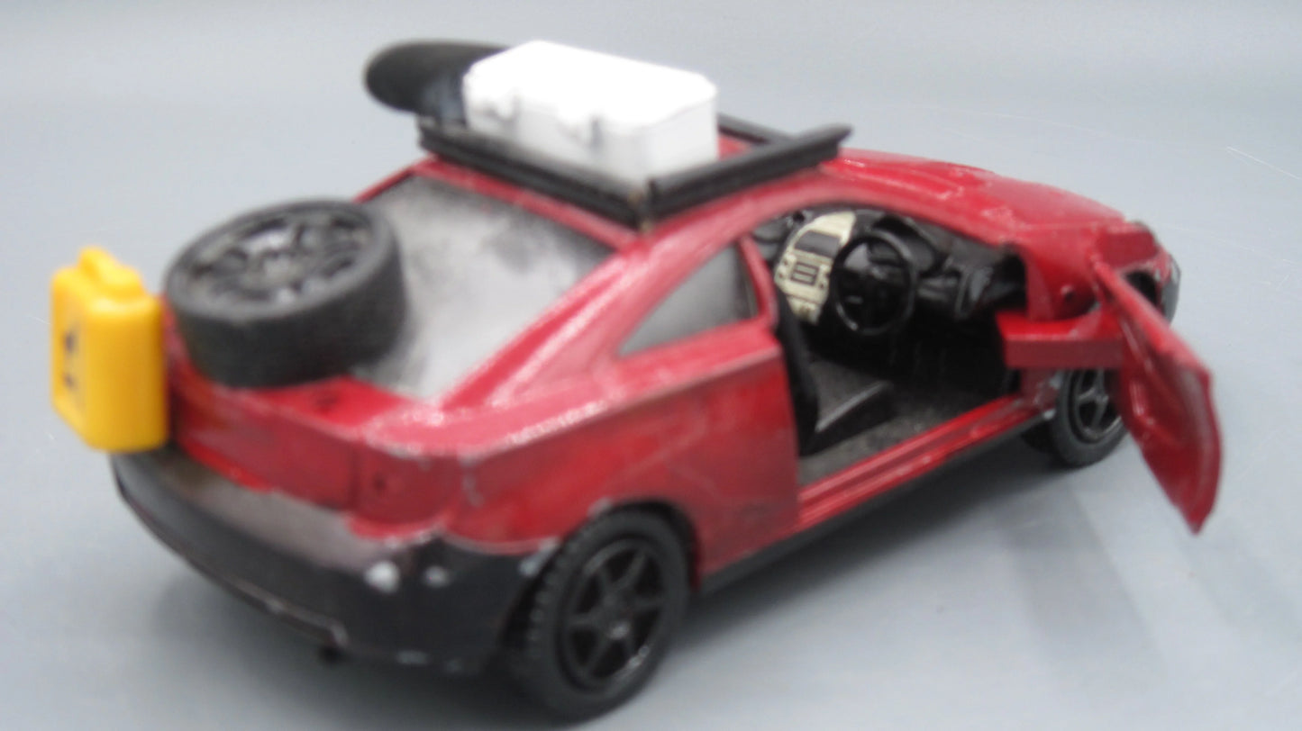 Kinsmart   Toyota  Celica  Red Surfing boar and box on top