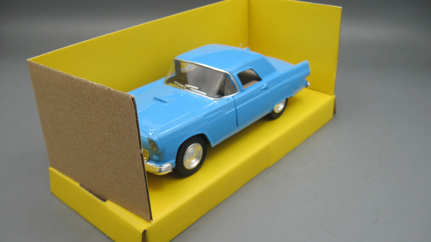 QHT Car   Ford Thunderbird 1955 Blue