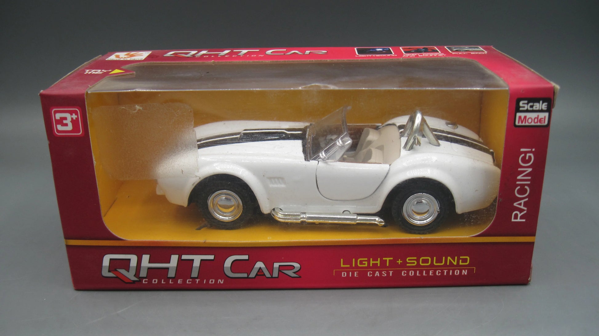 QHT Car   Shelby Cobra 427 S/C 1956 White