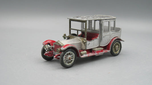 Match Box   Rolls Royce Yesteryear (Y-7) 1912 Silver&Red