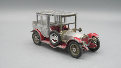 Match Box   Rolls Royce Yesteryear (Y-7) 1912 Silver&Red