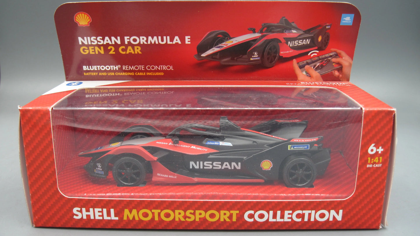 Shell Motorsport Nissan Formula E Gen 2 Car  Black, Red Shell