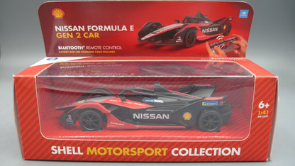 Shell Motorsport Nissan Formula E Gen 2 Car  Black, Red Shell