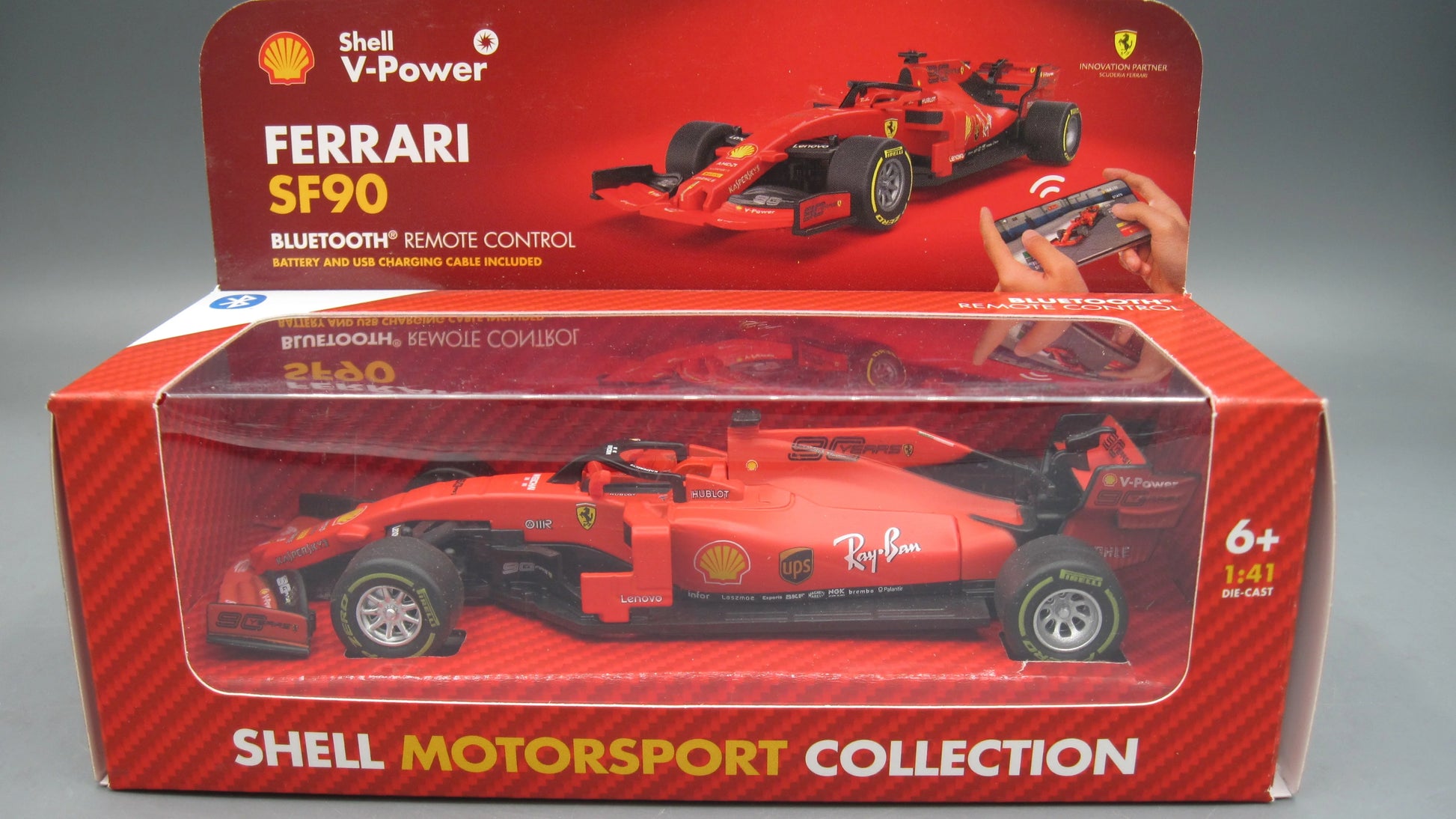Shell Motorsport Ferrari SF90  Black, Red Shell
