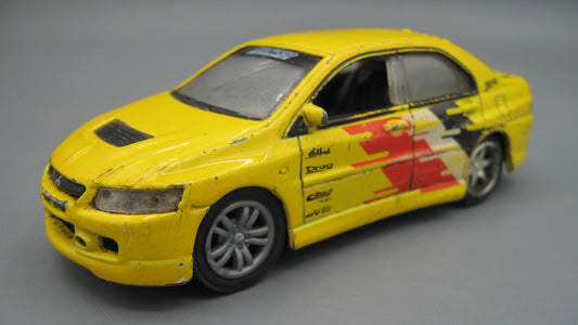 Unbranded   Mitsubishi Lancer Evolution IX  Yellow